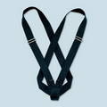 Double Strap Webbing Parade Belt- Black